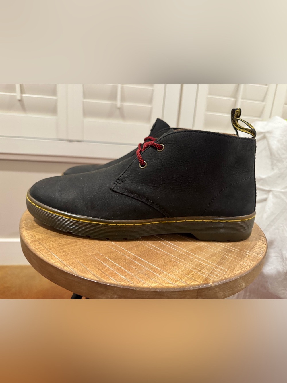 NWOB Dr. Martens Men's Black "Cabrillo" Wyoming Leather Desert Boots Size 11